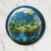 「地球を緑にして、明日を守れ。 フェイバータグ (裏面)