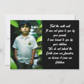 地球を良く扱う |トロピカルボーイフラットグリーティング カード (正面)