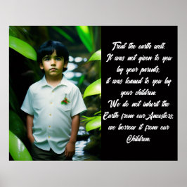 地球を良く扱う |トロピカルボーイ ポスター