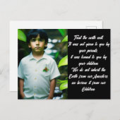 地球を良く扱う |トロピカルボーイ ポストカード (正面/裏面)