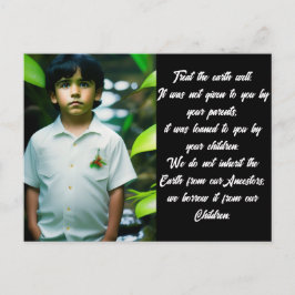 地球を良く扱う |トロピカルボーイ ポストカード