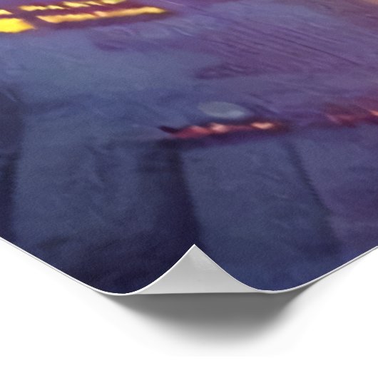 地球を見下ろして | AIアートポスター ポスター (角)