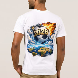 地球を超えるフットボール Tシャツ