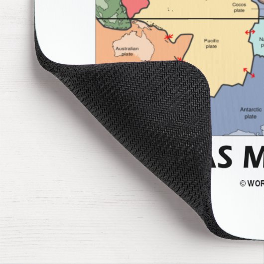 地球を非難する彼女は多くの欠点を持っている(プレートテクトニクス) マウスパッド (コーナー)