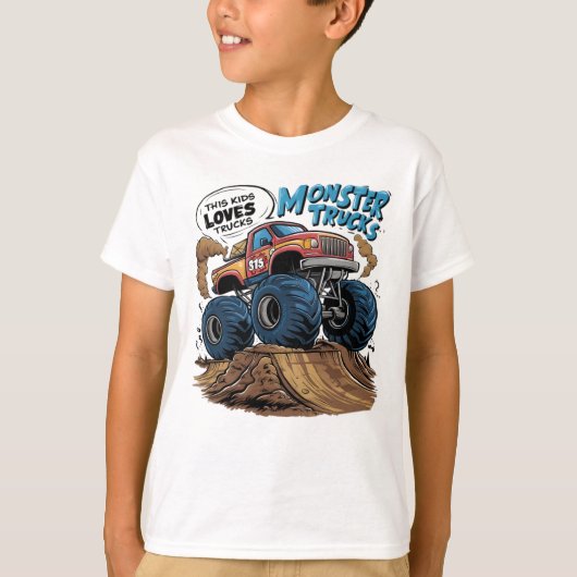 地球を駆け抜ける轟音を上げる獣 Tシャツ (正面)