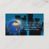 地球アフリカ 名刺 (裏面)