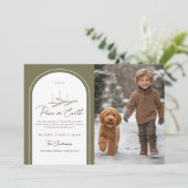 地球エレガント植物平和写真 シーズンカード (スタンド正面)