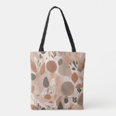 地球オーガニックデザインインスパイアバッグを流す。 トートバッグ (裏面)