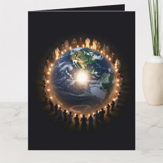 地球カスタムの平和を世界の平和に カード (正面)