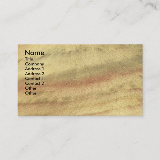 地球カラフル質感 名刺 (正面)