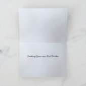 地球カードの赤い凧 カード (内部)