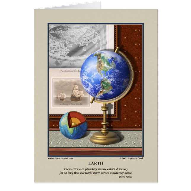 地球カード (正面)