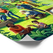 地球クリスチャン芸術ポスターの塩 ポスター (角)