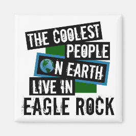 地球クールの人々がイーグル岩に住む マグネット
