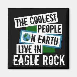 地球クールの人々がイーグル岩に住む マグネット