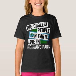 地球クールの人々がハイランド公園に住む Tシャツ