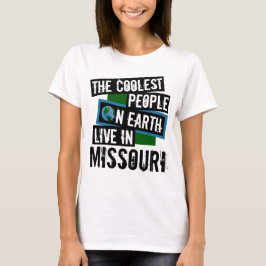 地球クールの人々がミズーリに住む Tシャツ