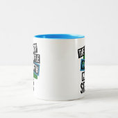 地球クールの人々のシタ遊ール ツートーンマグカップ (中央)