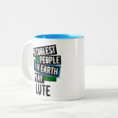地球クールの人々のルテ遊ィー ツートーンマグカップ (正面左)