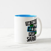 地球クールの人々の遊サロ ツートーンマグカップ (正面右)