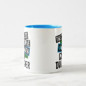 地球クールの人々の遊ダルシマー ツートーンマグカップ (中央)