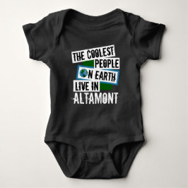 地球クールの人々はアルタモンに住んでいる ベビーボディスーツ