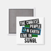 地球クールの人々はスノールに住む マグネット (正面/裏面)