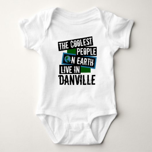 地球クールの人々はダルビルに住む ベビーボディスーツ (正面)