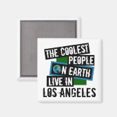 地球クールの人々はロサンゼルスに住む マグネット (正面/裏面)
