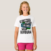 地球クールの人々遊Tambura Tシャツ (正面フル)