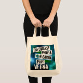 地球クールの人遊々Veena トートバッグ (正面(商品))
