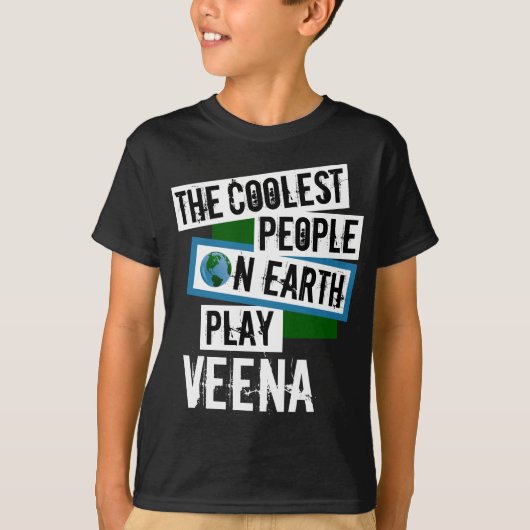 地球クールの人遊々Veena Tシャツ (正面)