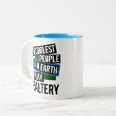 地球クールの民遊団 ツートーンマグカップ (正面左)