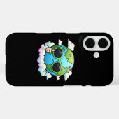 地球クール美的ケースエコ漫画デザイン Case-Mate iPhoneケース (裏面 (横))