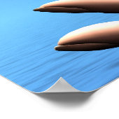 地球グローブプリント ポスター (角)