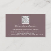 地球グローブワード地図旅行代理店QRCode金ゴールド 名刺 (裏面)