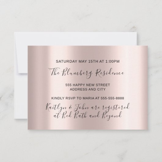 地球グローブ世界地図を卒業して新しい家を引っ越す 招待状 (裏面)