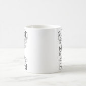 地球ゴシック様式のスカル芸術 コーヒーマグカップ (中央)