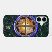 地球シンボルや象徴ケースメイトiPhoneケース iPhone 16ケース (裏面横)