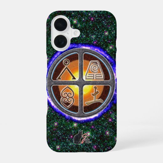 地球シンボルや象徴ケースメイトiPhoneケース iPhone 16ケース (裏面)