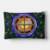 地球シンボルや象徴小 アクセサリーポーチ (裏面)