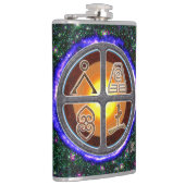 地球シンボルや象徴 フラスク (右)