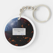 地球ストレージはほぼ満杯 キーホルダー (裏面)