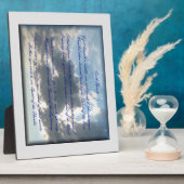 地球スピリッツ詩 フォトプラーク (側面)