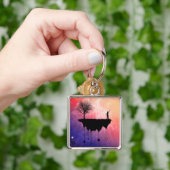 地球スライス キーホルダー (手)