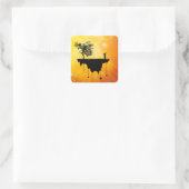 地球スライス スクエアシール (バッグ)