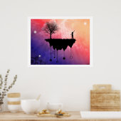 地球スライス ポスター (キッチン)