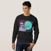 地球セルフィー スウェットシャツ (正面フル)