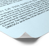 地球チャーターポスター – 22x31セミグロス ポスター (角)