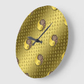 地球ドラゴンの年 ラージ壁時計 (傾斜)